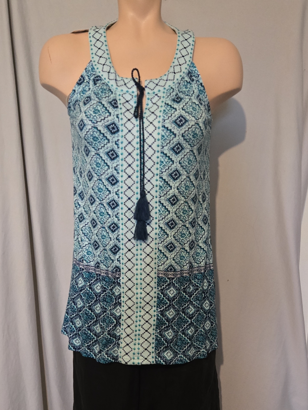 Style and co Bohemian halter style top, NEW